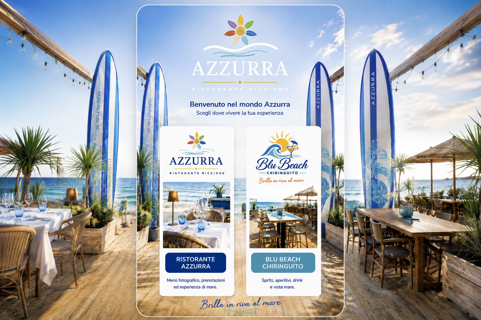 Home Azzurra Riccione e Blu Beach Chiringuito