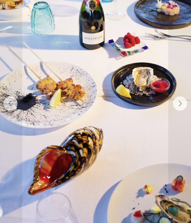 Tavolo degustazione Azzurra Riccione